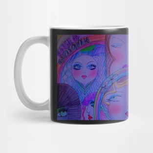 VINTAGE MAKE UP DOLLIES POSTER Mug